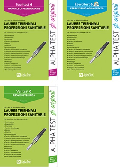 Manuale di Lauree Triennali Professioni Sanitarie + 2 Eserciziari + 1 CD